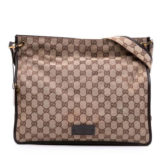Pre-Loved Gucci GG Canvas Messenger Bag - Picture 1 of 11